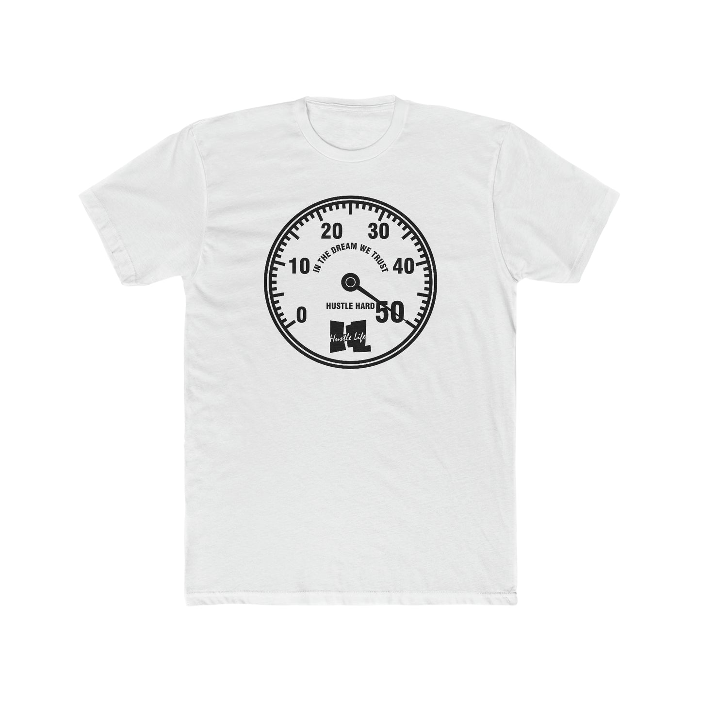 Dial | Hustle Life | Cotton Crew Tee