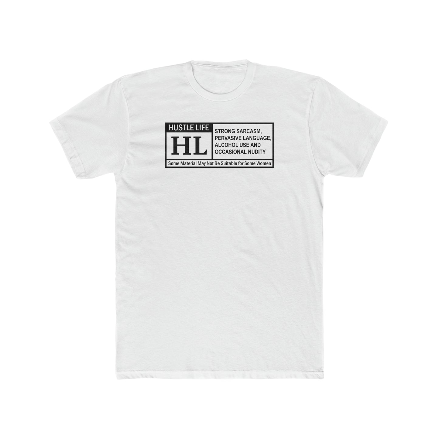 Parental Advisory | Hustle Life | Cotton Crew Tee