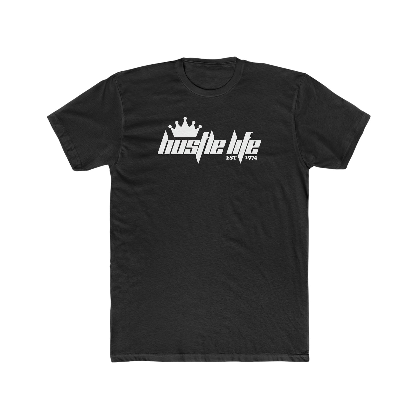 Pagal Crown | Hustle Life | Cotton Crew Tee
