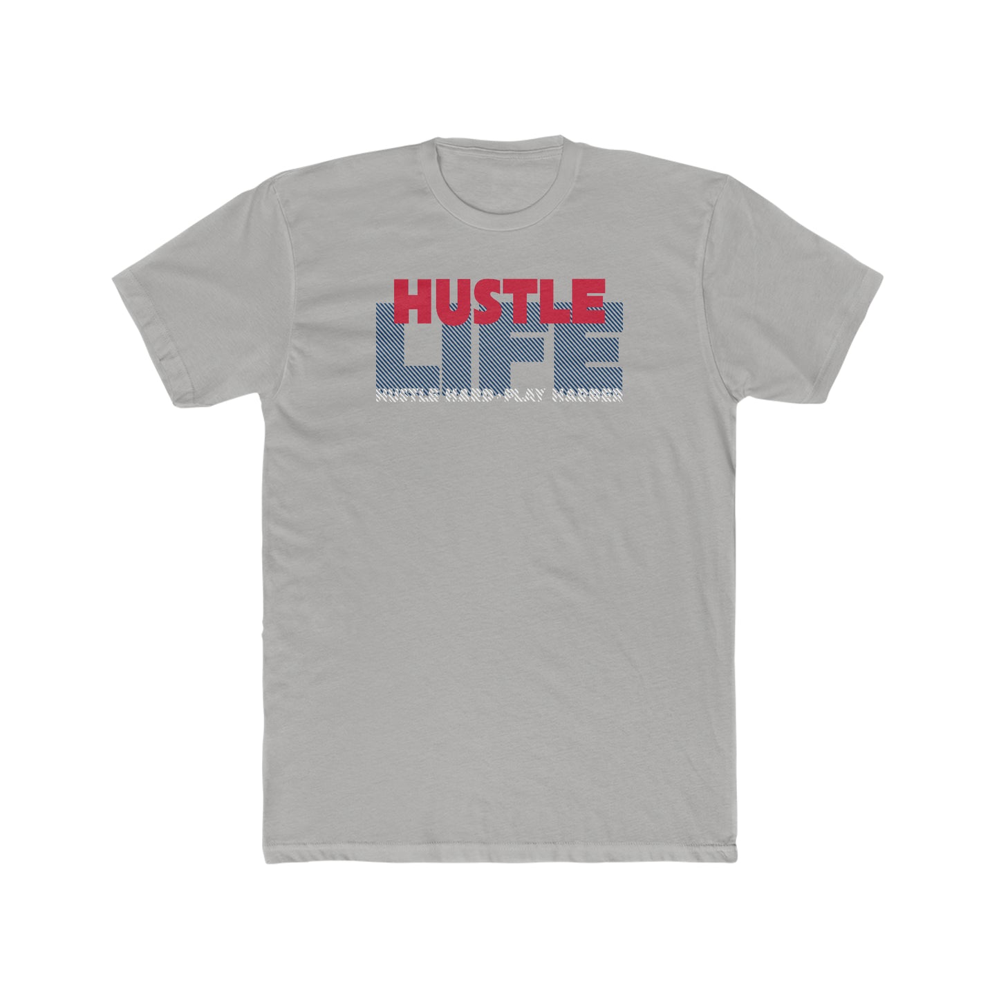 Blurred Lines | Hustle Life | Cotton Crew Tee