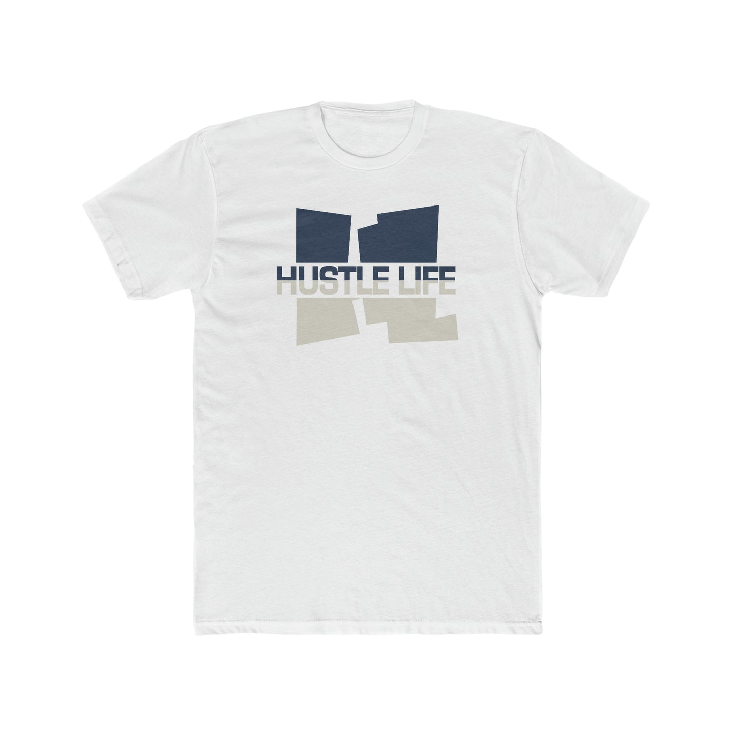 Two Tone | Hustle Life | Cotton Crew Tee