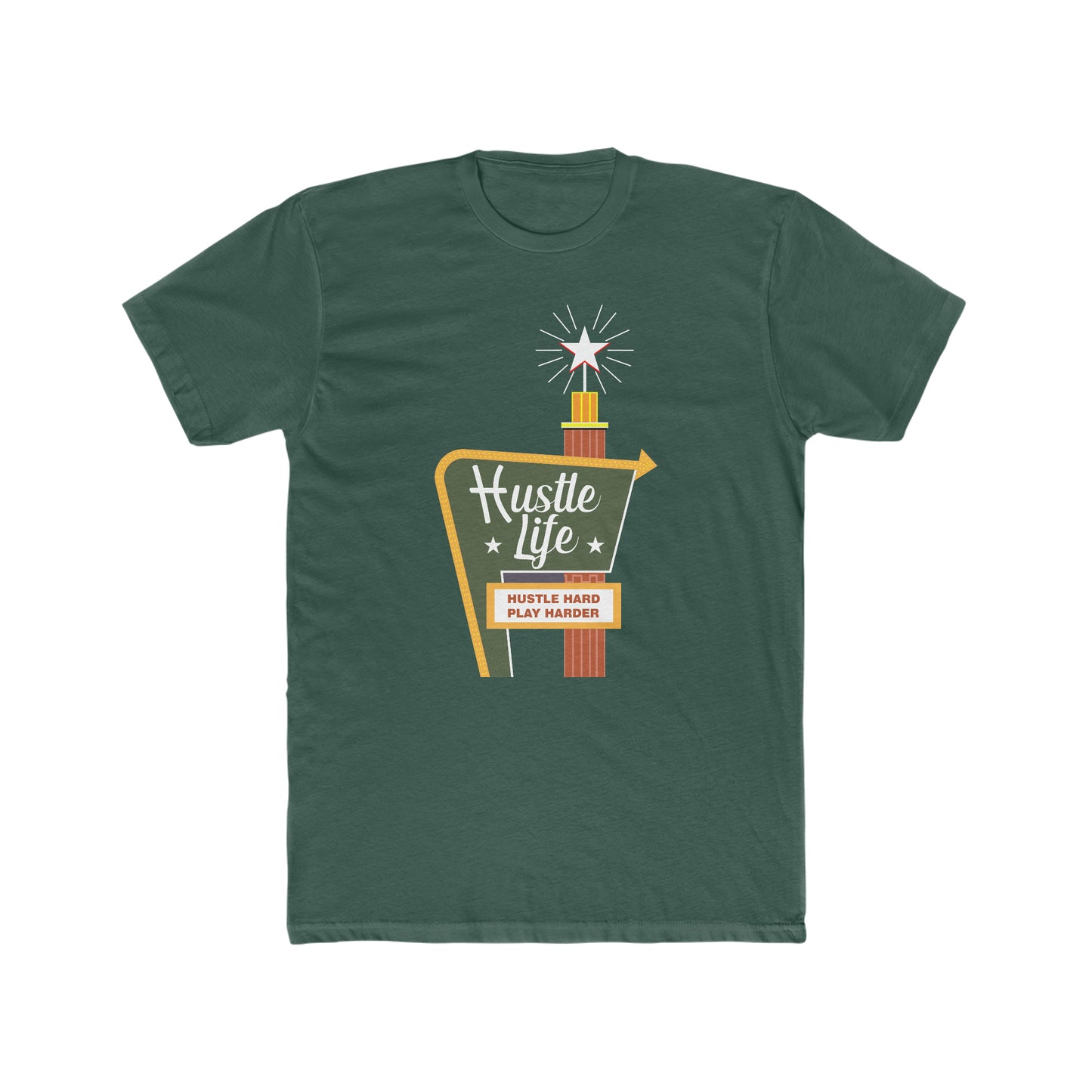 Hotel Life | Hustle Life | Cotton Crew Tee