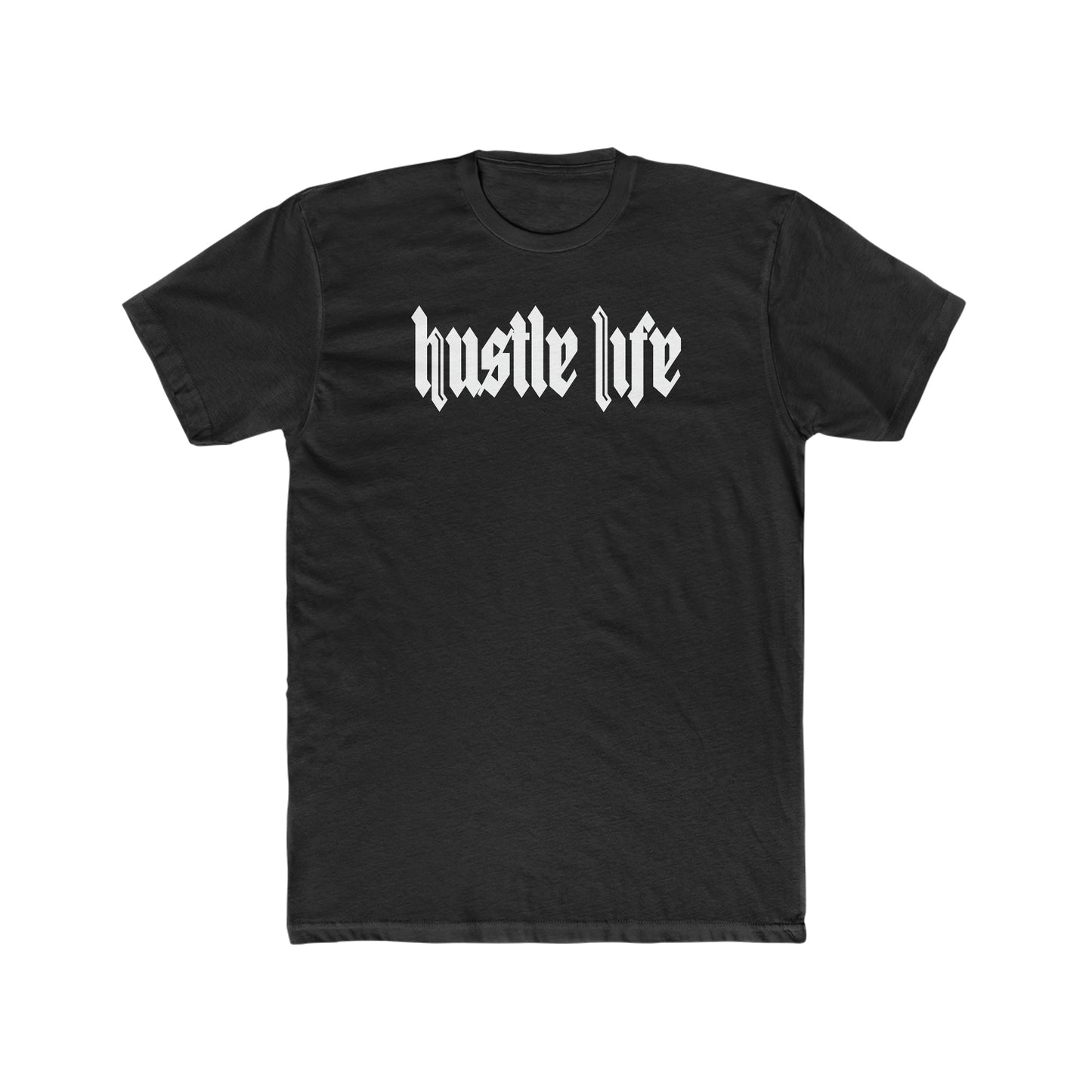 Mega Life | Hustle Life | Cotton Crew Tee