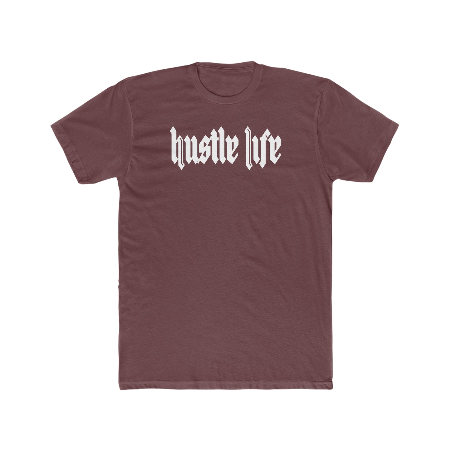 Mega Life | Hustle Life | Cotton Crew Tee