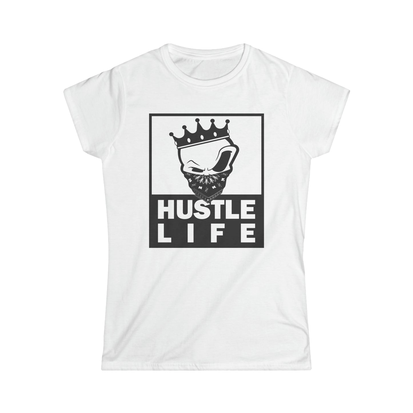 Bandana King | Hustle Life | Women's Soft Style Tee