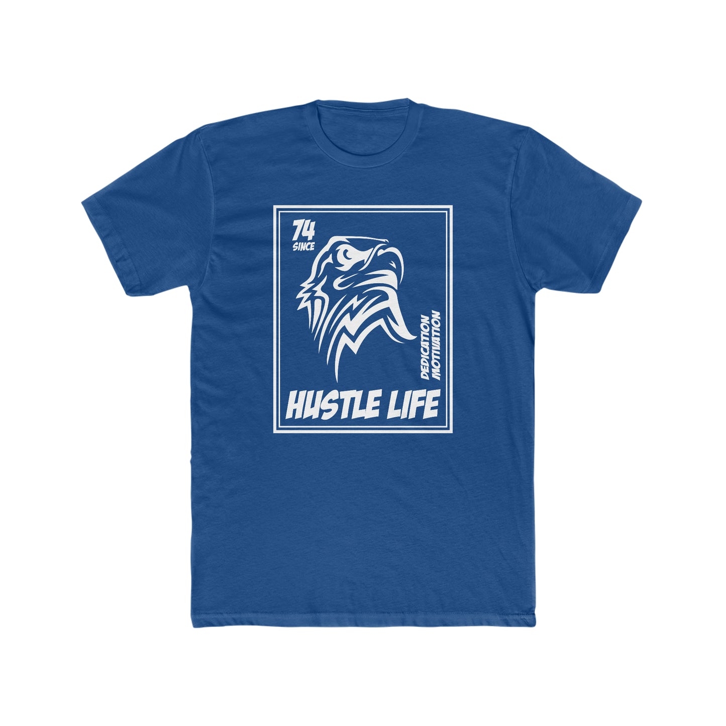 Eagle Stamp | Hustle Life | Cotton Crew Tee