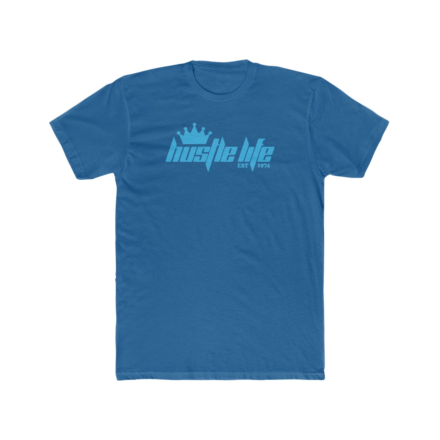 Pagal Crown | Hustle Life | Cotton Crew Tee