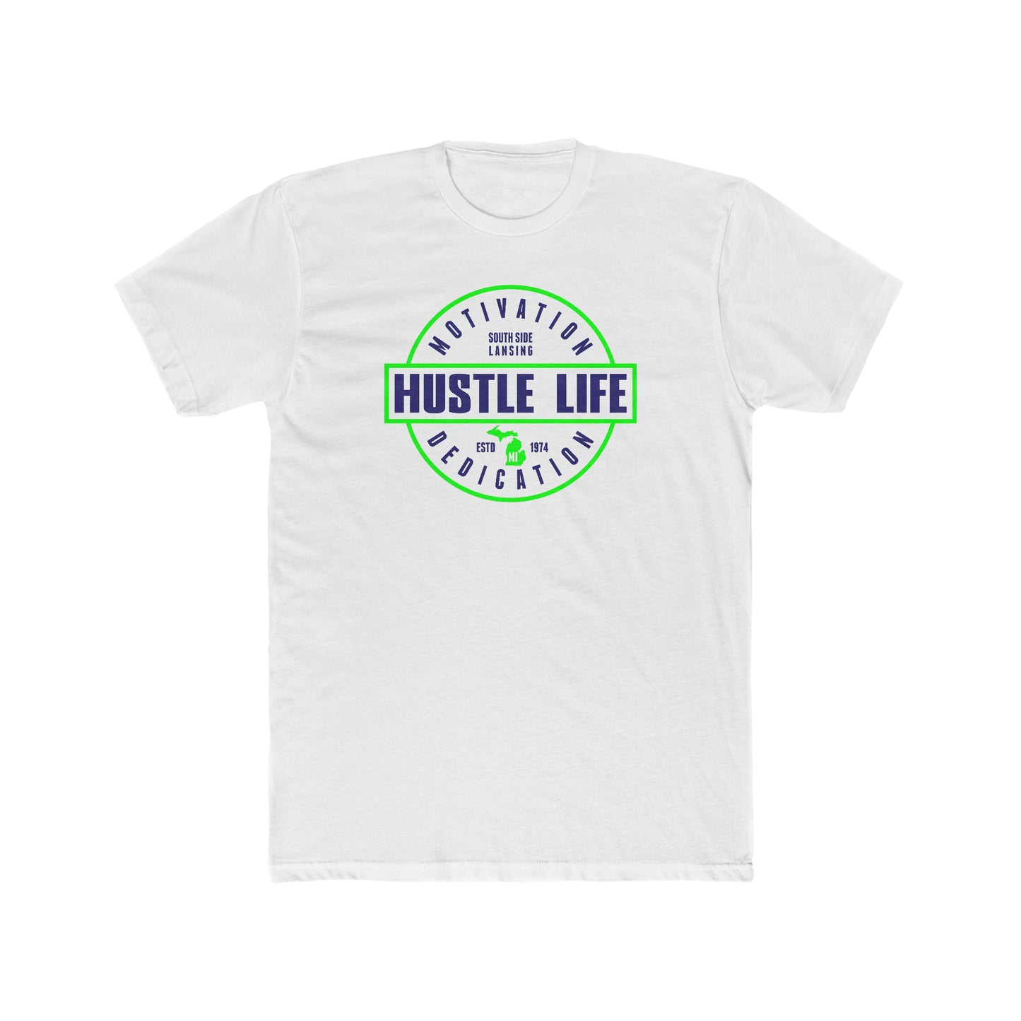 Let's Work | Hustle Life | Cotton Crew Tee