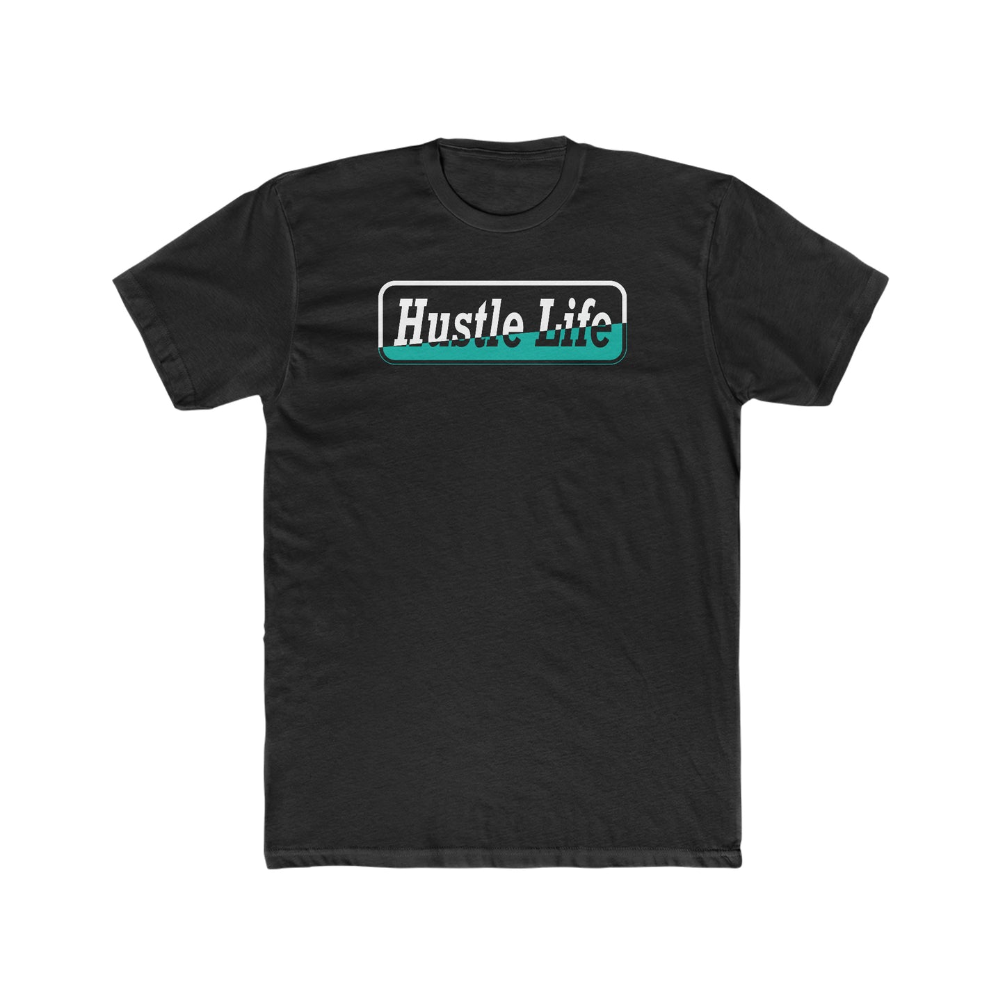 Half Tone | Hustle Life | Cotton Crew Tee