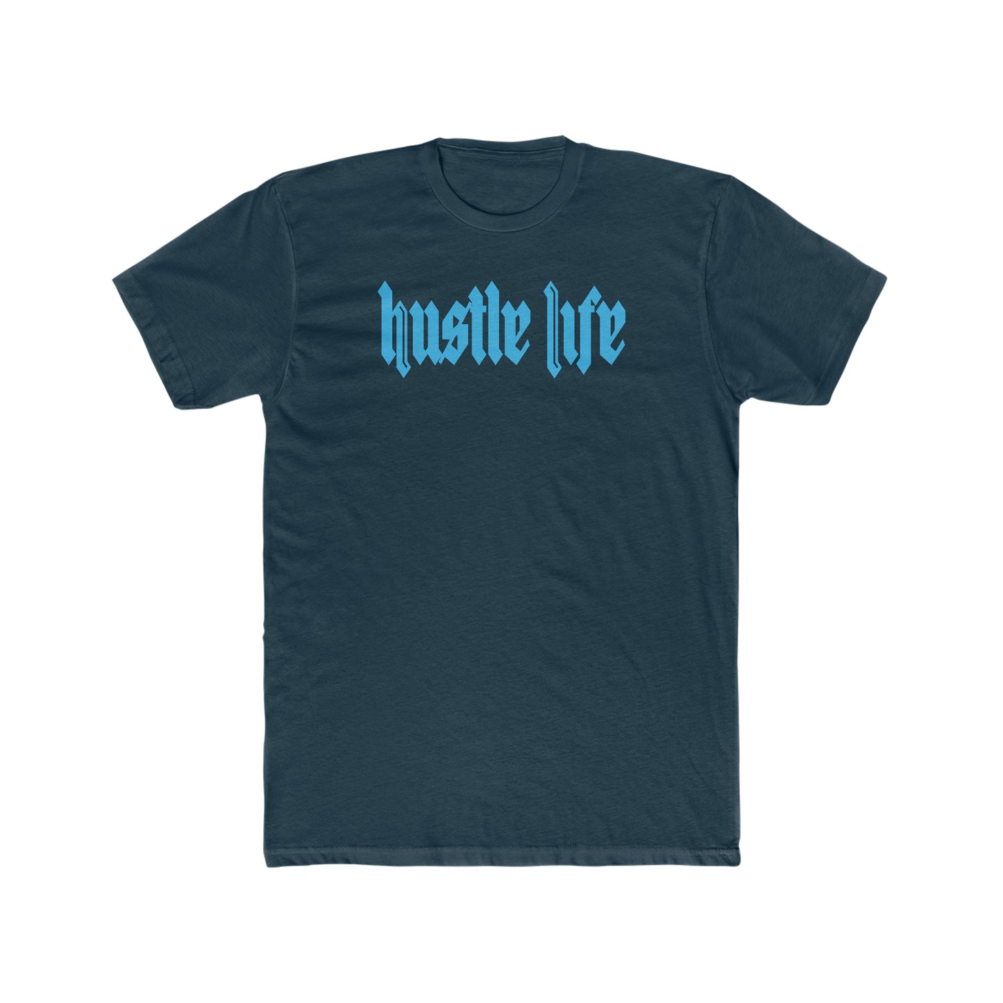 Mega Life | Hustle Life | Cotton Crew Tee