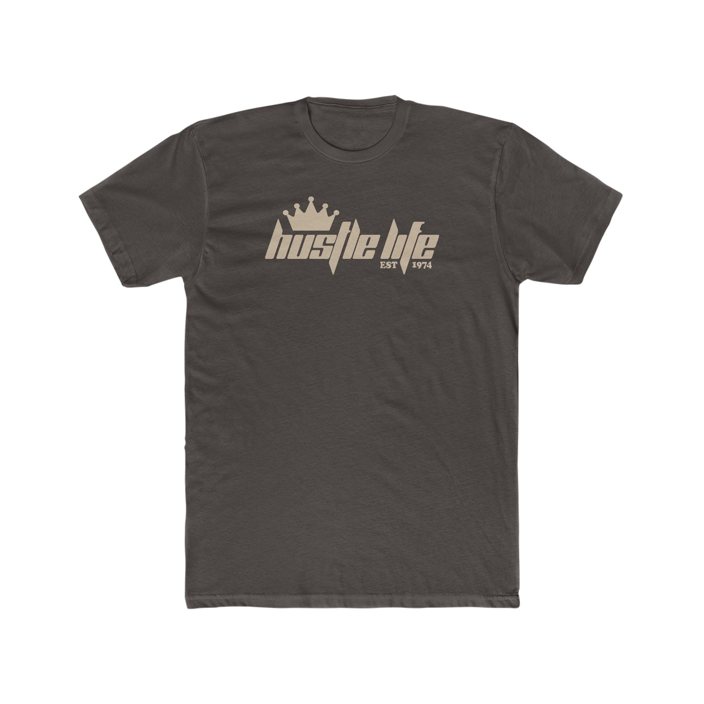 Pagal Crown | Hustle Life | Cotton Crew Tee