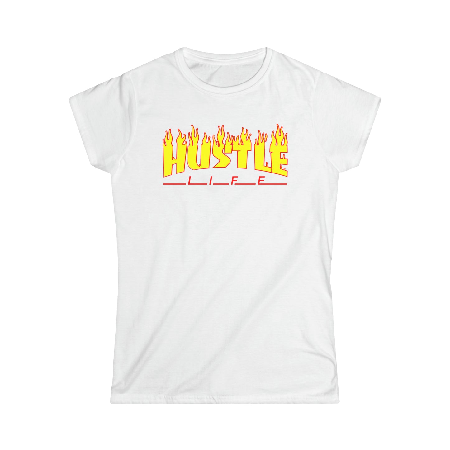 Old School | Hustle Life | Women's Soft Style Tee