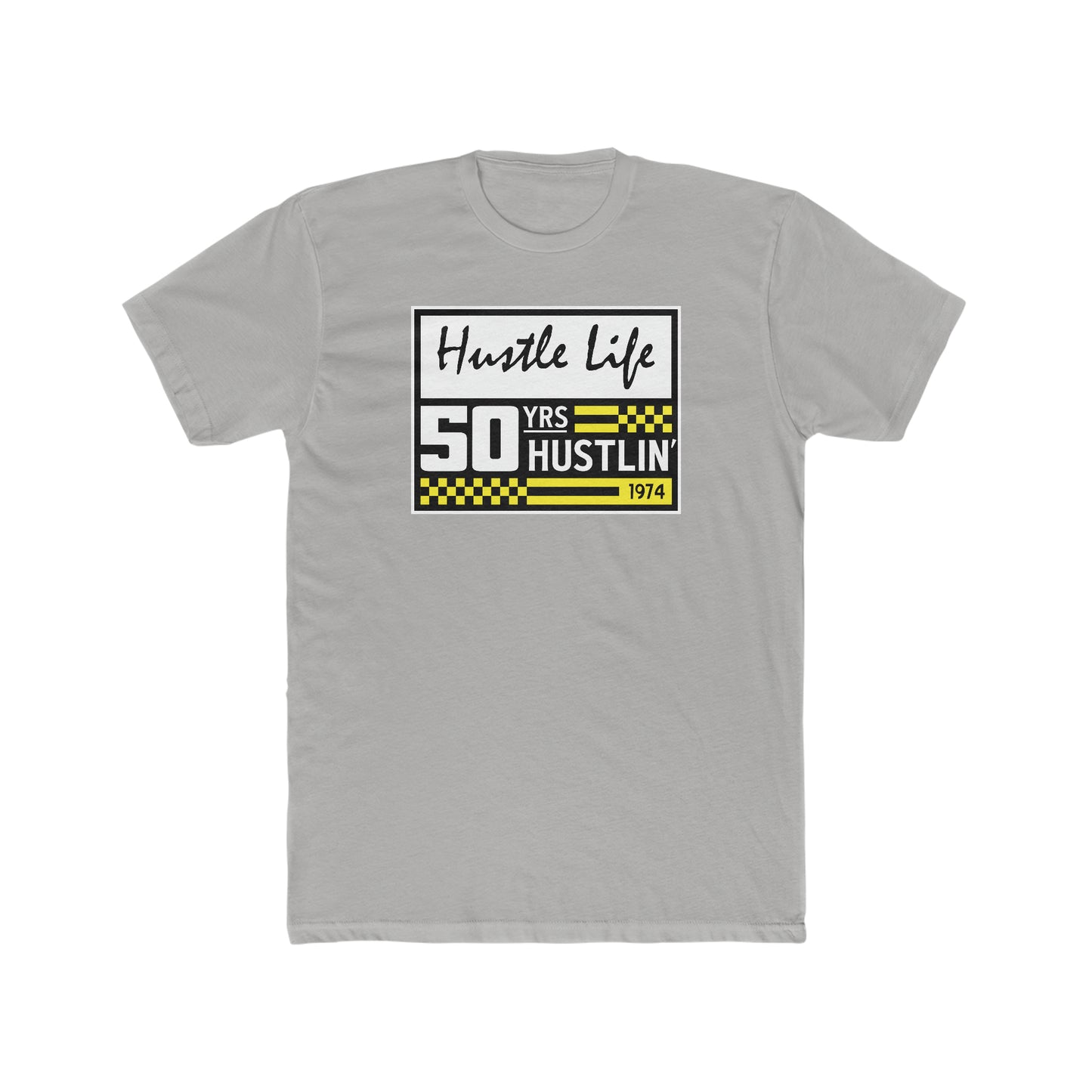 50 Years | Hustle Life | Cotton Crew Tee