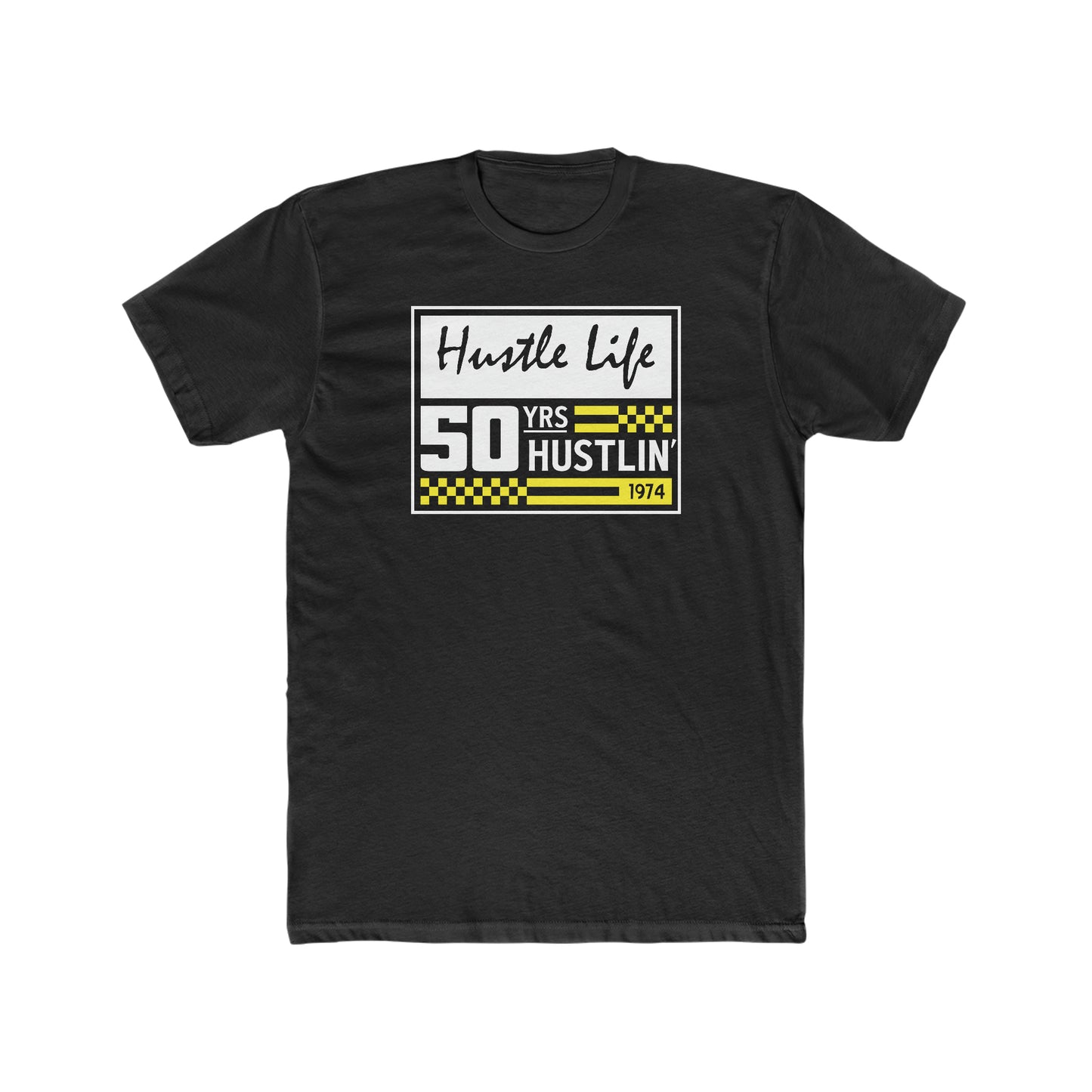 50 Years | Hustle Life | Cotton Crew Tee