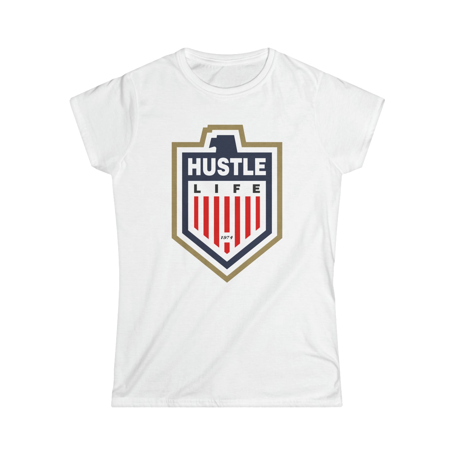 Crest | Hustle Life | Women's Soft Style Tee