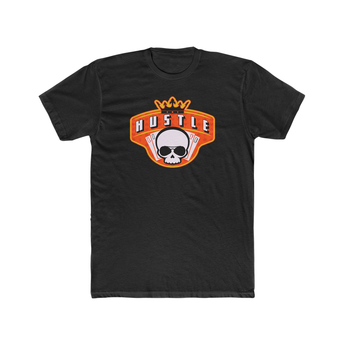 Let's Play Cards | Hustle Life | Cotton Crew Tee