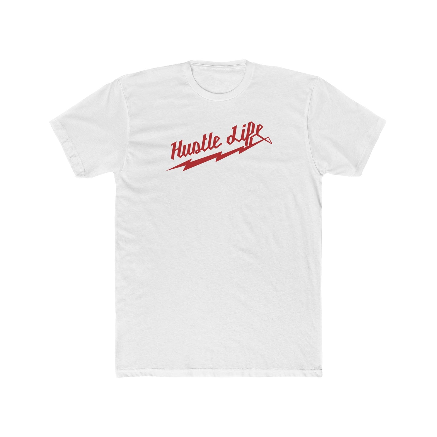 Lightning | Hustle Life | Cotton Crew Tee