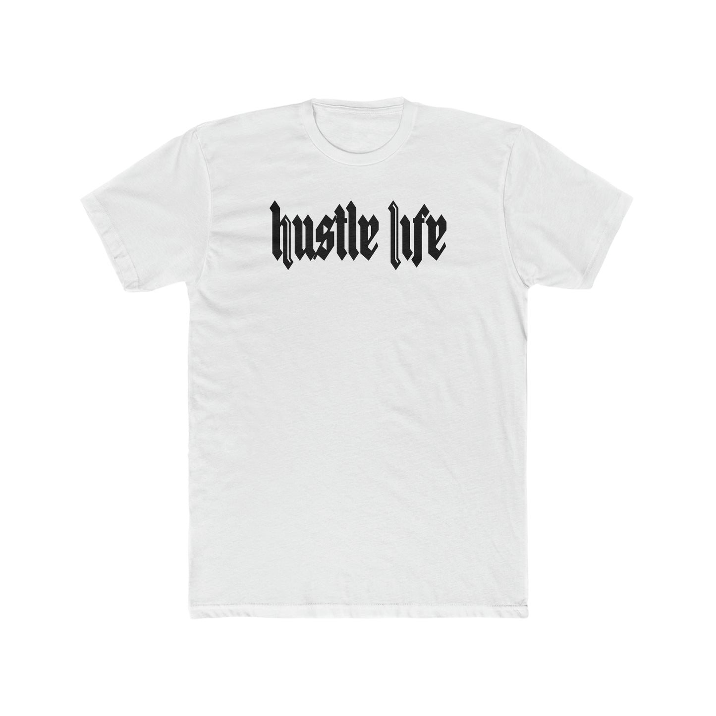 Mega Life | Hustle Life | Cotton Crew Tee