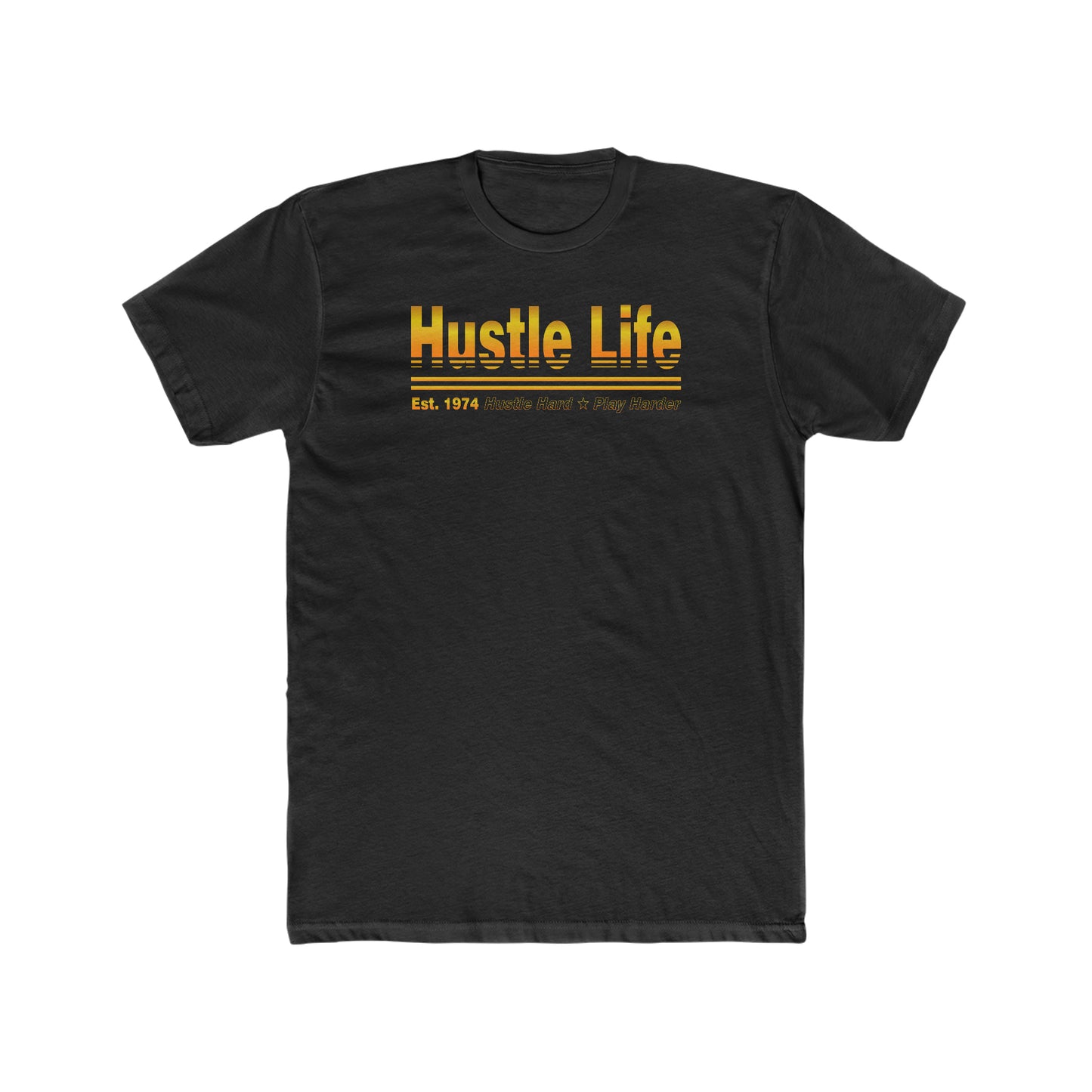 Gradient Life | Hustle Life | Cotton Crew Tee