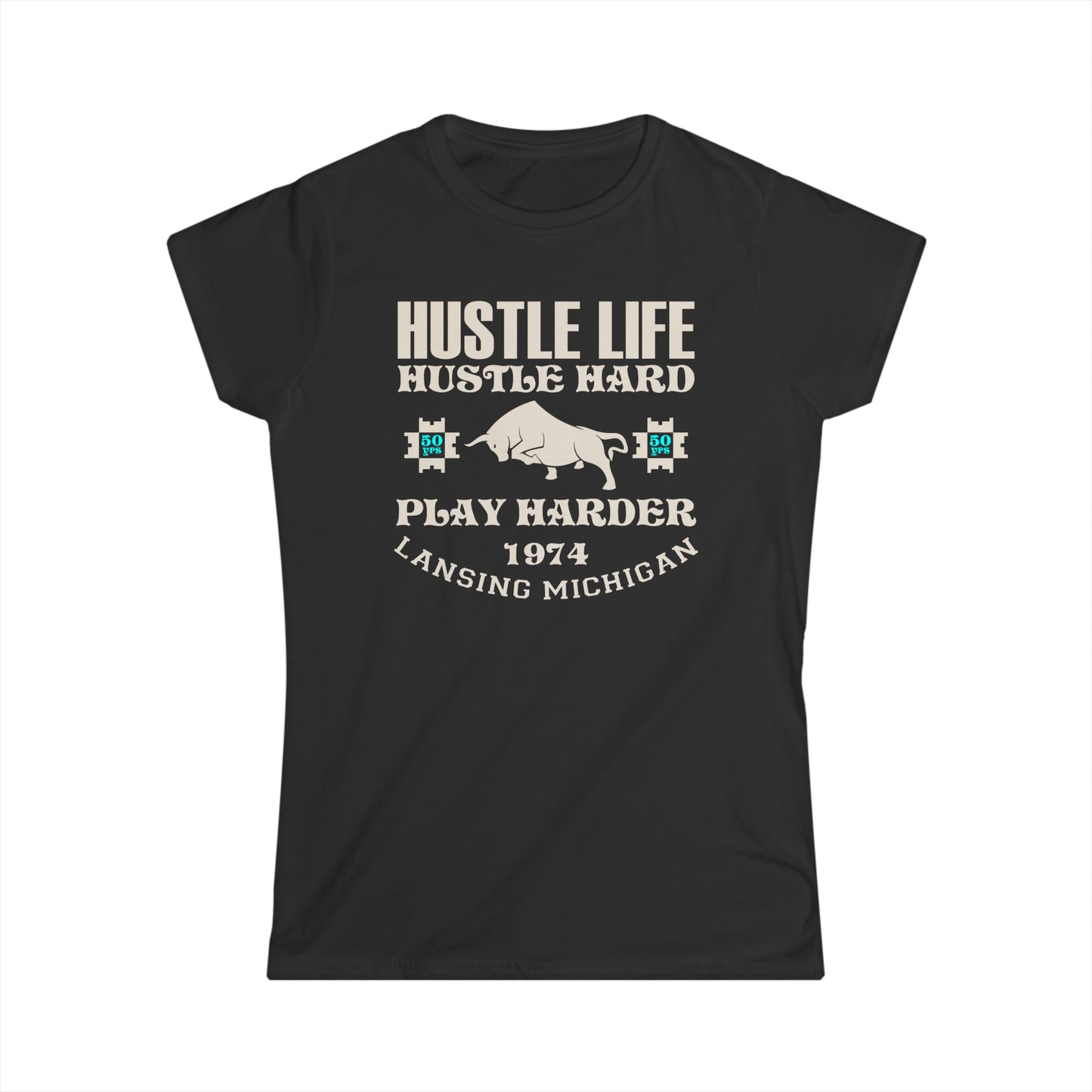 Western Flare | Hustle Life | Women's Soft Style Tee