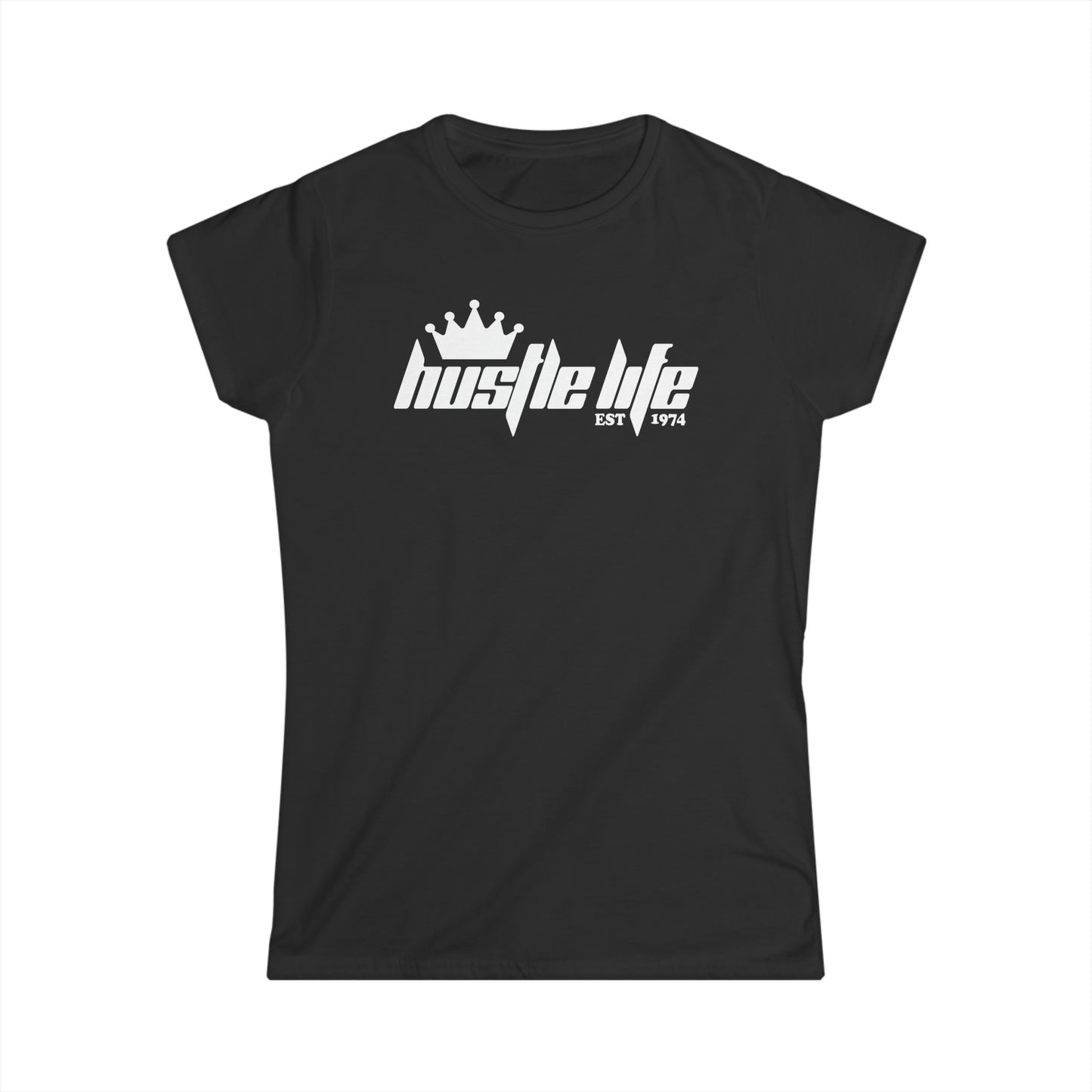 Pagal Crown | Hustle Life | Women's Soft Style Tee