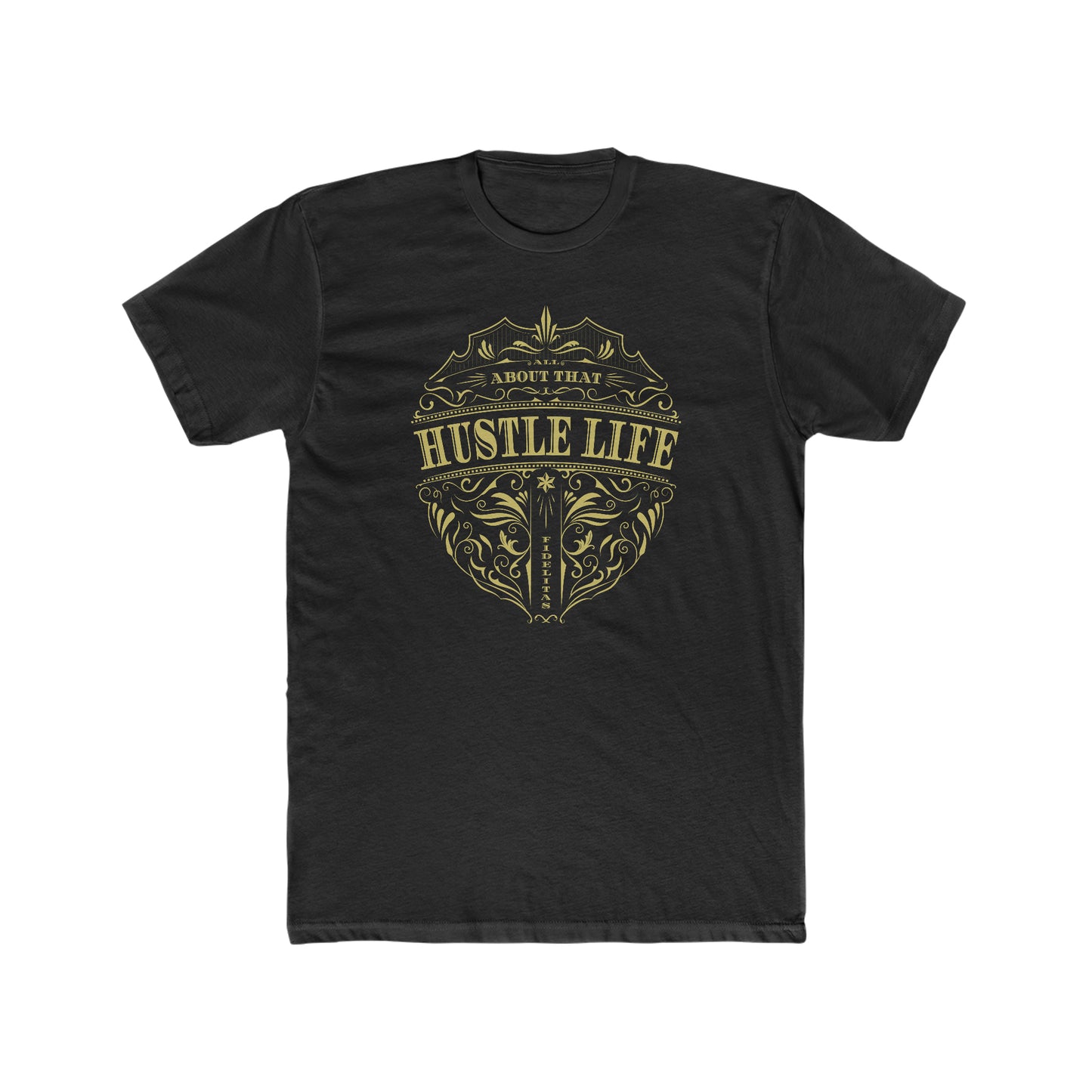 Old Times | Hustle Life | Cotton Crew Tee