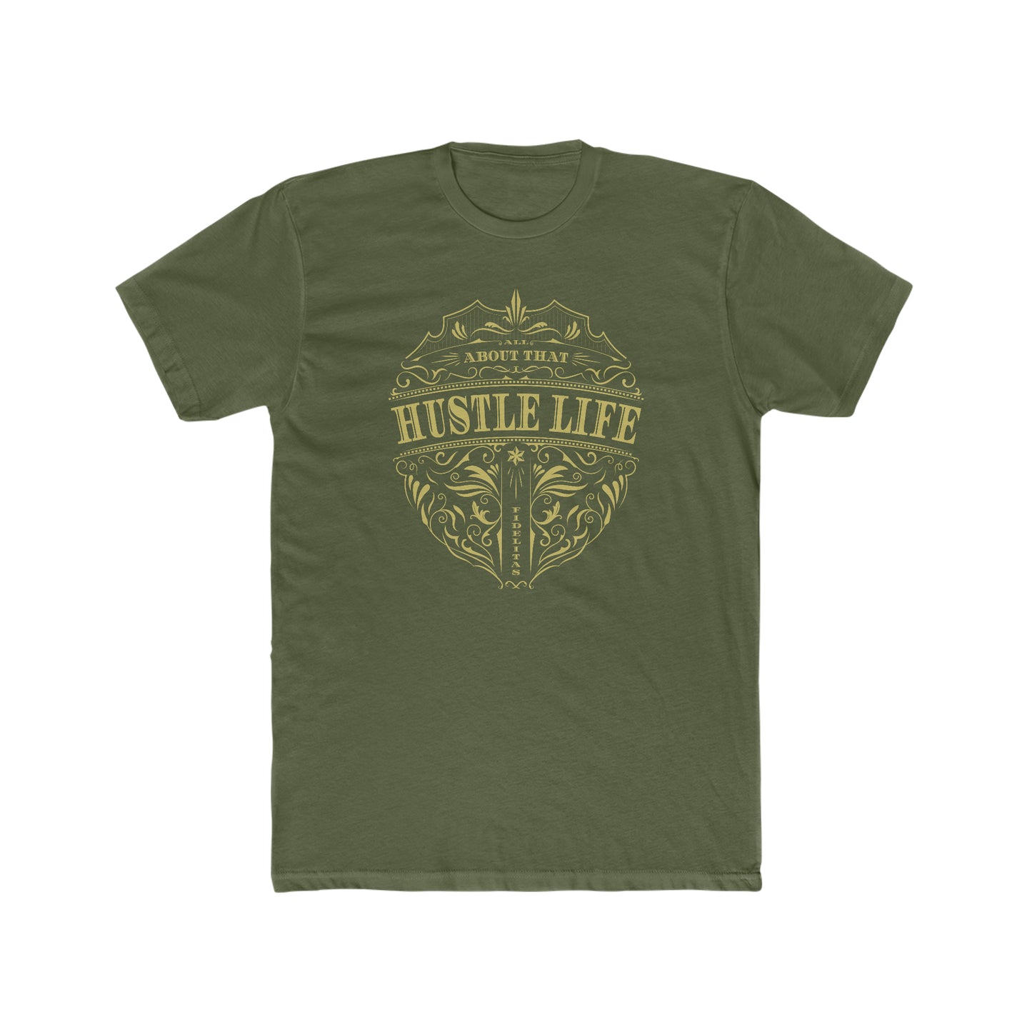Old Times | Hustle Life | Cotton Crew Tee