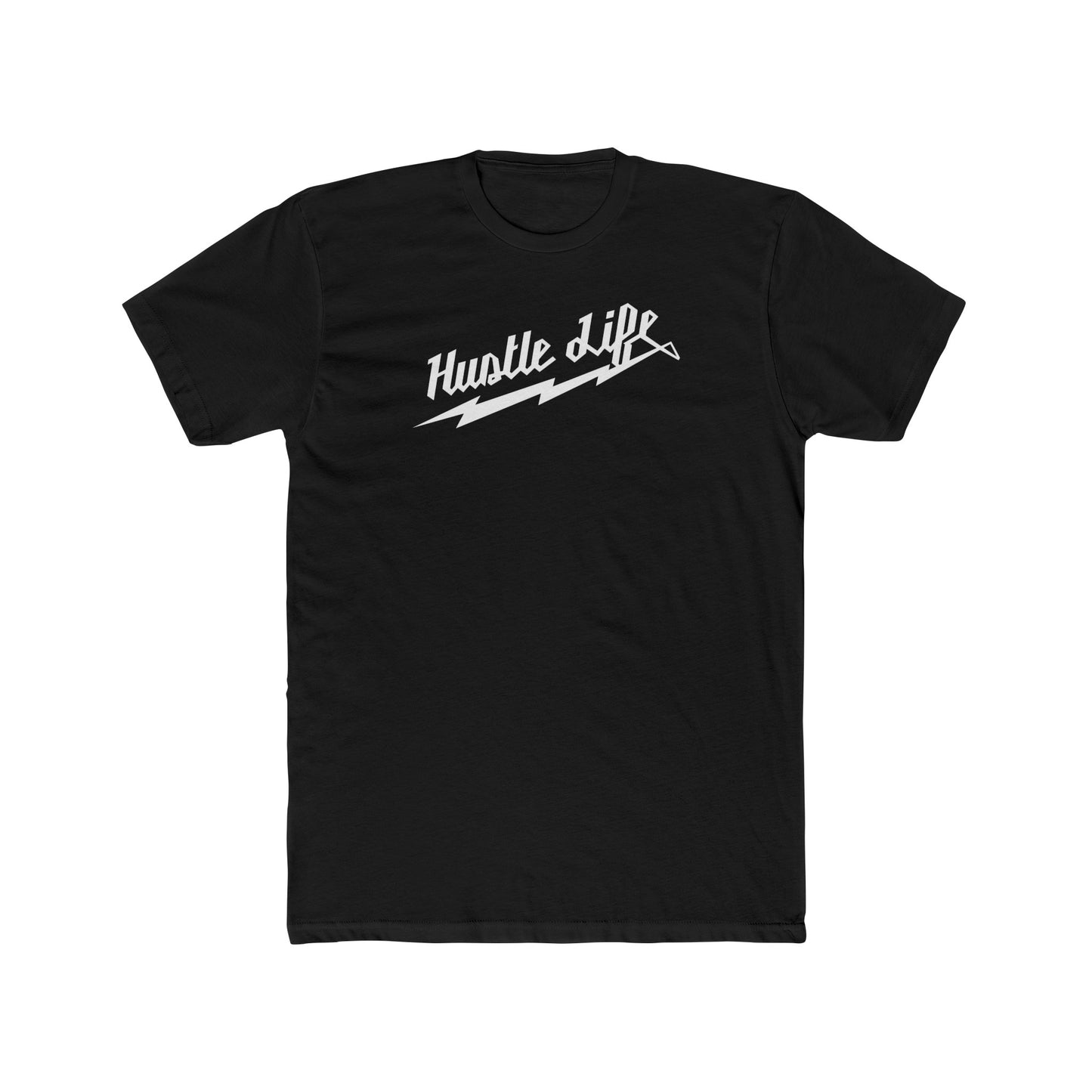 Lightning | Hustle Life | Cotton Crew Tee