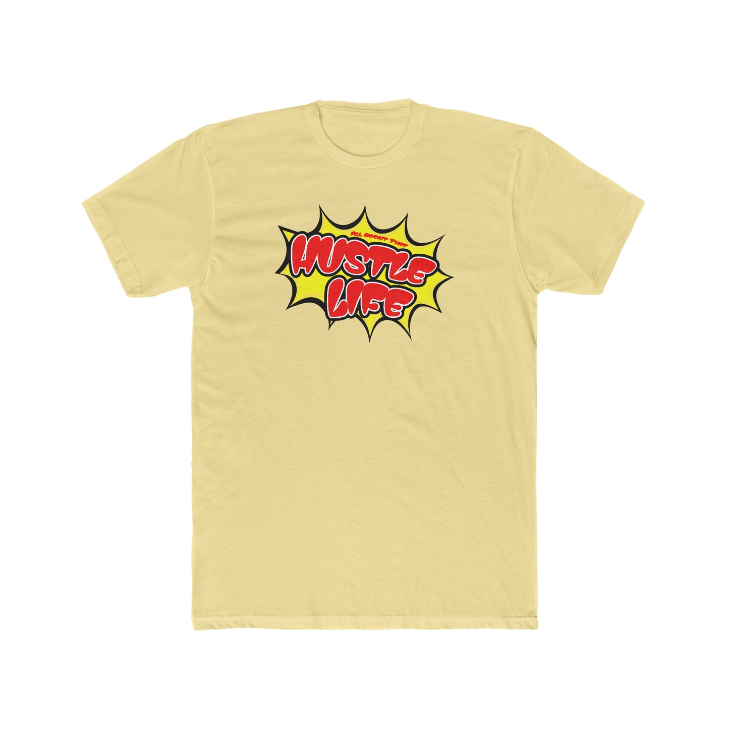 Toon Time | Hustle Life | Cotton Crew Tee