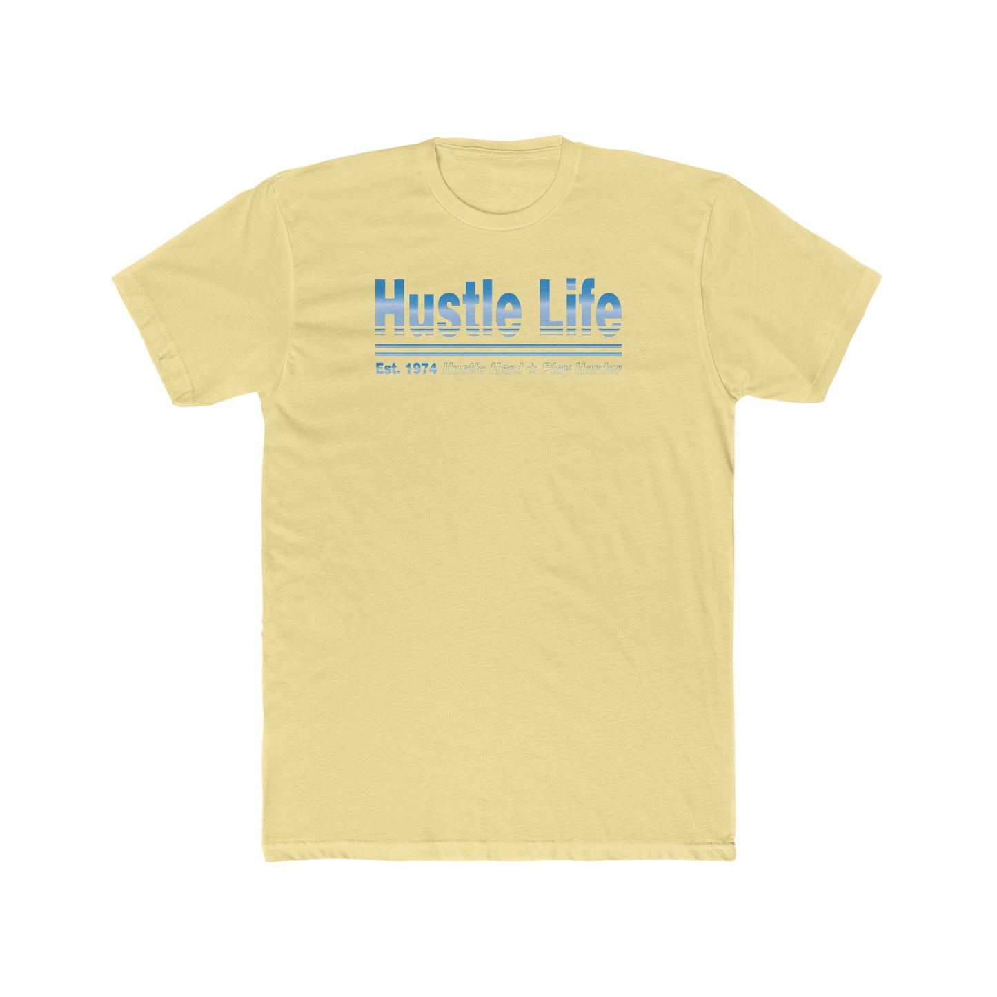 Gradient Life | Hustle Life | Cotton Crew Tee