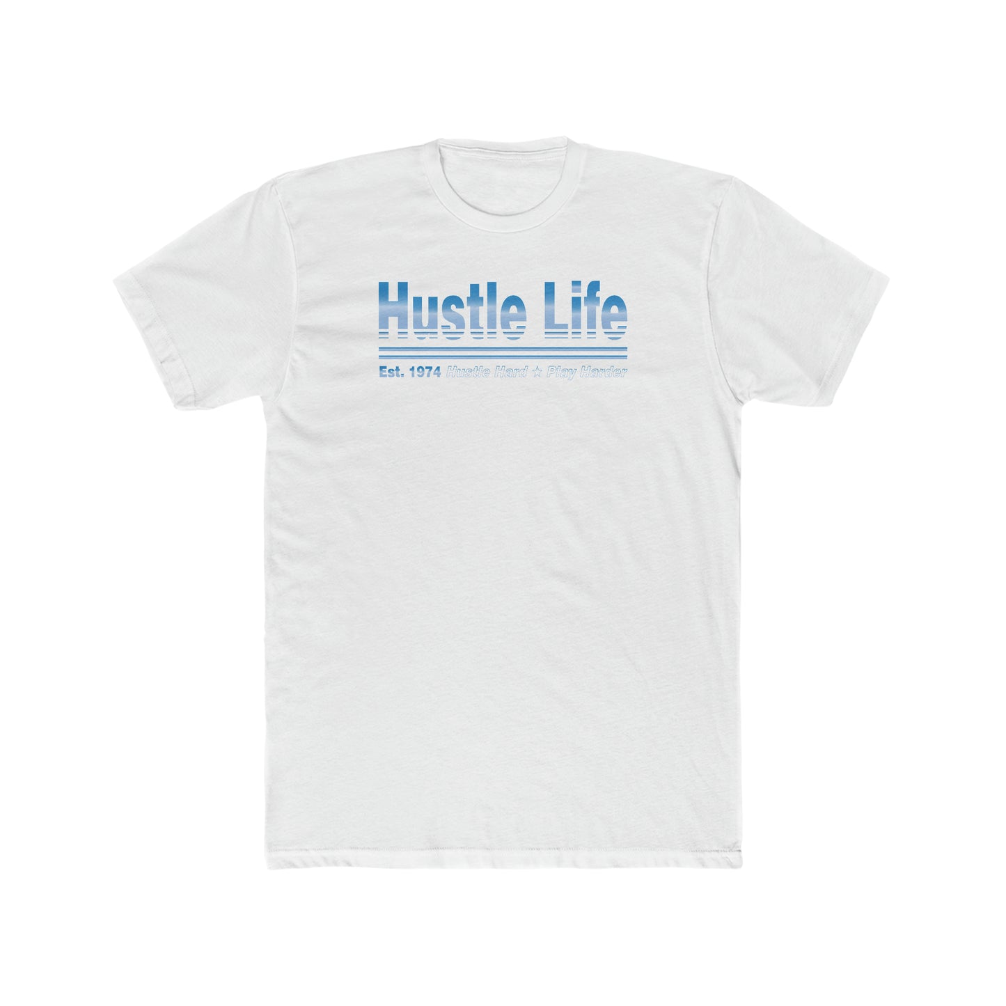 Gradient Life | Hustle Life | Cotton Crew Tee