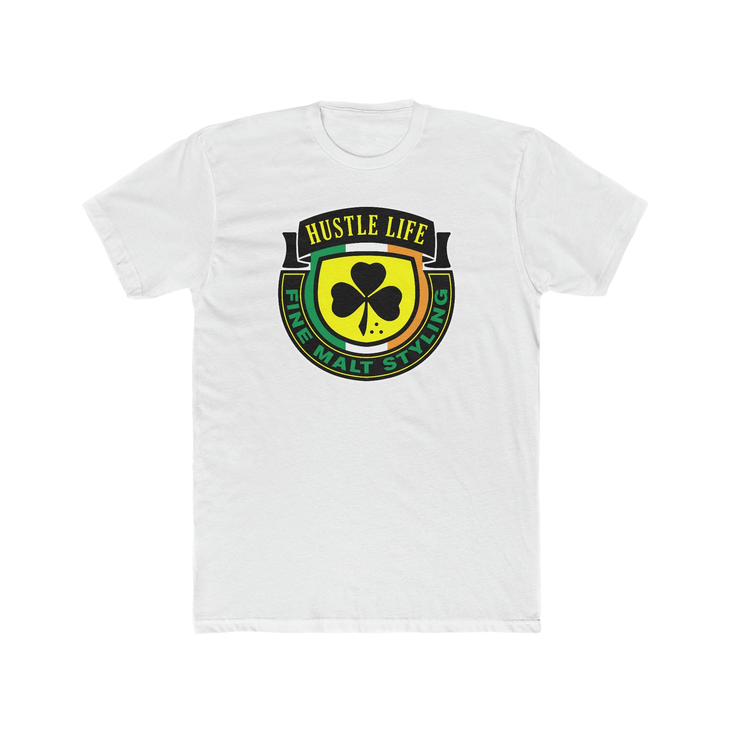 Shamrock | Hustle Life | Cotton Crew Tee