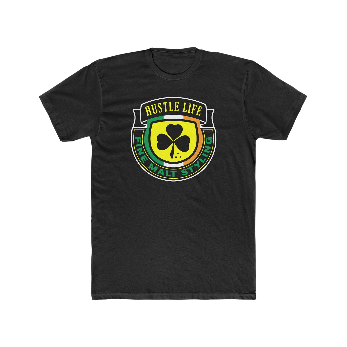 Shamrock | Hustle Life | Cotton Crew Tee