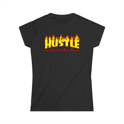 Old School | Hustle Life | Women's Soft Style Tee