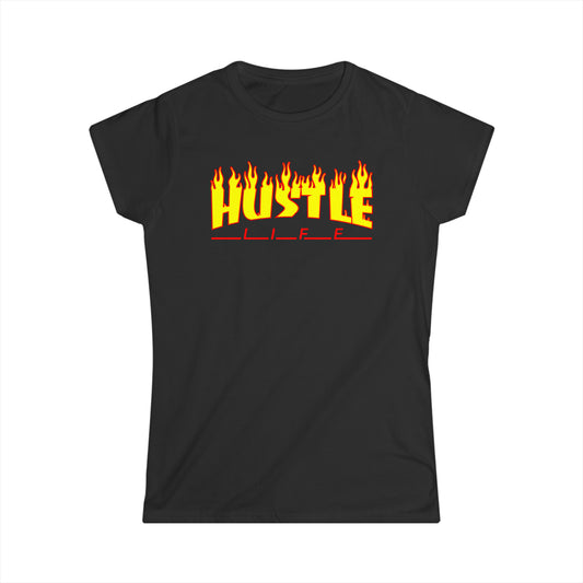 Old School | Hustle Life | Women's Soft Style Tee