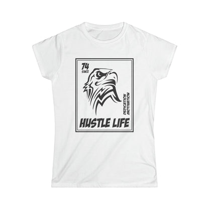 Eagle Stamp  | Hustle Life | Women's Soft Style Tee
