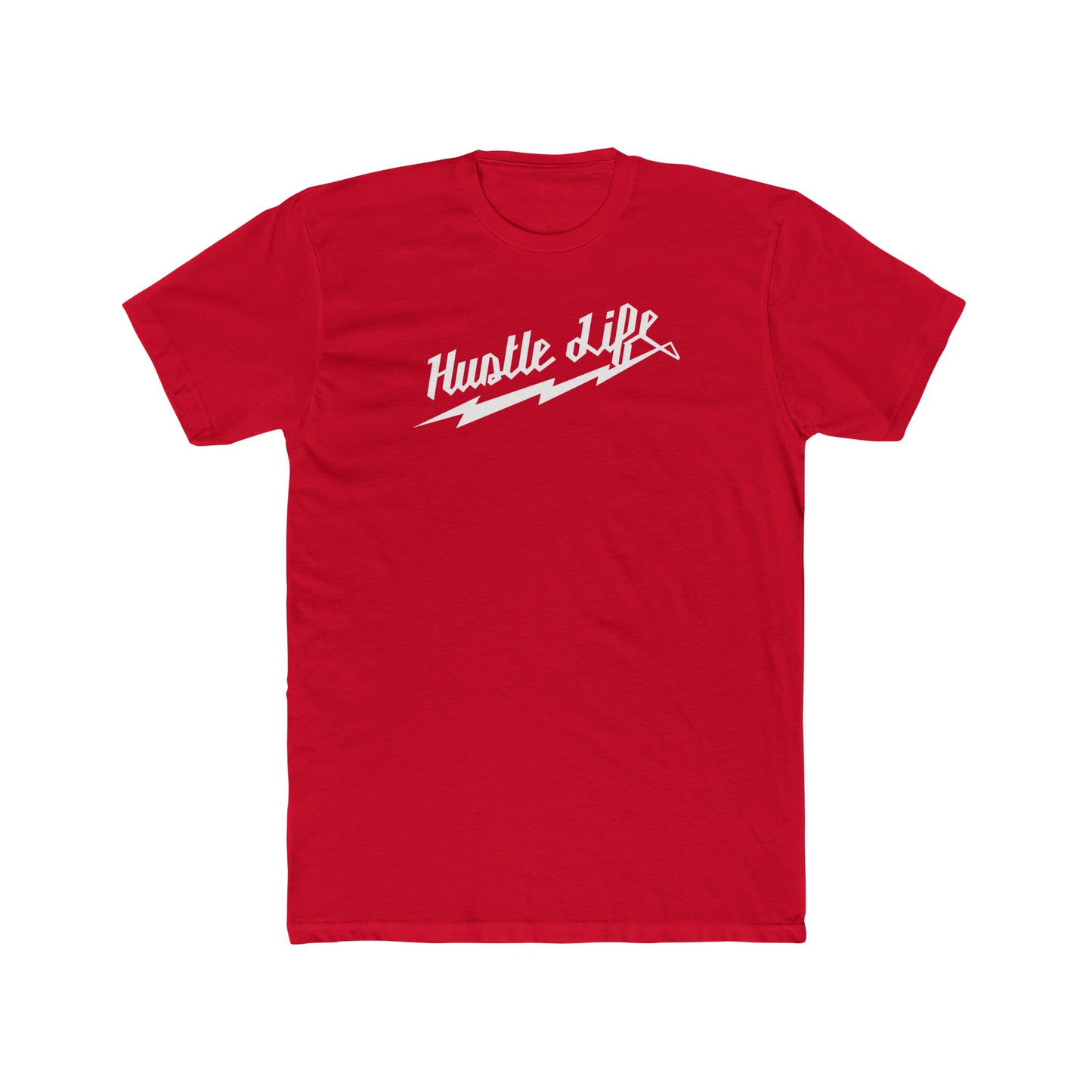 Lightning | Hustle Life | Cotton Crew Tee