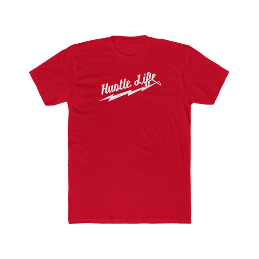 Lightning | Hustle Life | Cotton Crew Tee