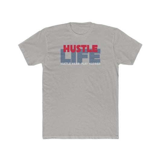 Blurred Lines | Hustle Life | Cotton Crew Tee