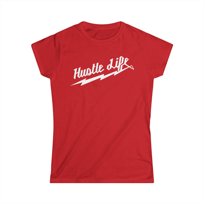 Lightning  | Hustle Life | Women's Soft Style Tee