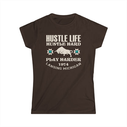 Western Flare | Hustle Life | Women's Soft Style Tee