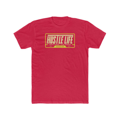 Car Plate | Hustle Life | Cotton Crew Tee