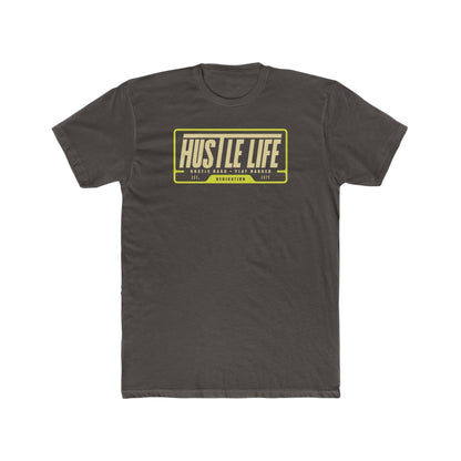 Car Plate | Hustle Life | Cotton Crew Tee