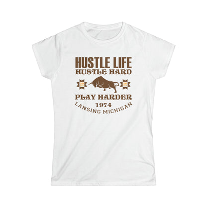 Western Flare | Hustle Life | Women's Soft Style Tee