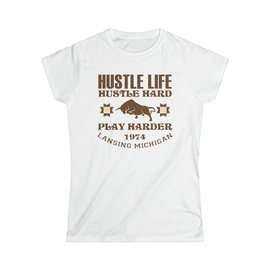 Western Flare | Hustle Life | Women's Soft Style Tee