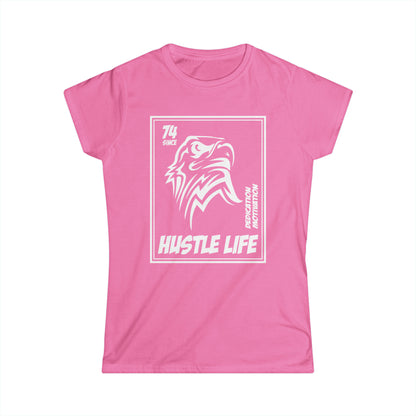 Eagle Stamp  | Hustle Life | Women's Soft Style Tee