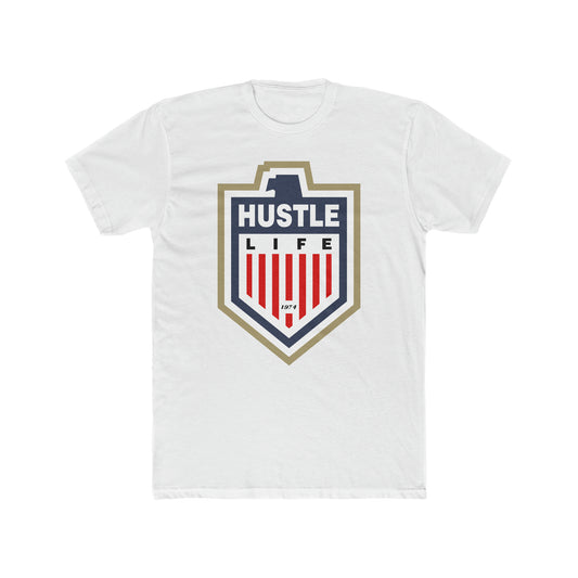 Crest | Hustle Life | Cotton Crew Tee