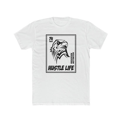 Eagle Stamp | Hustle Life | Cotton Crew Tee