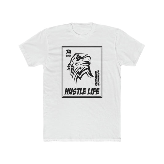 Eagle Stamp | Hustle Life | Cotton Crew Tee