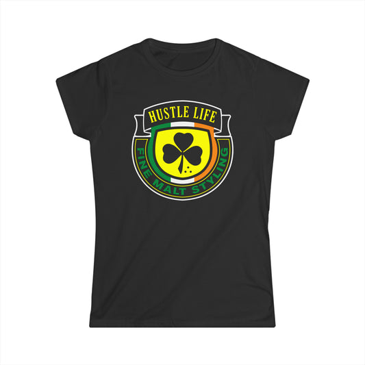 Shamrock Life | Hustle Life | Women's Soft Style Tee